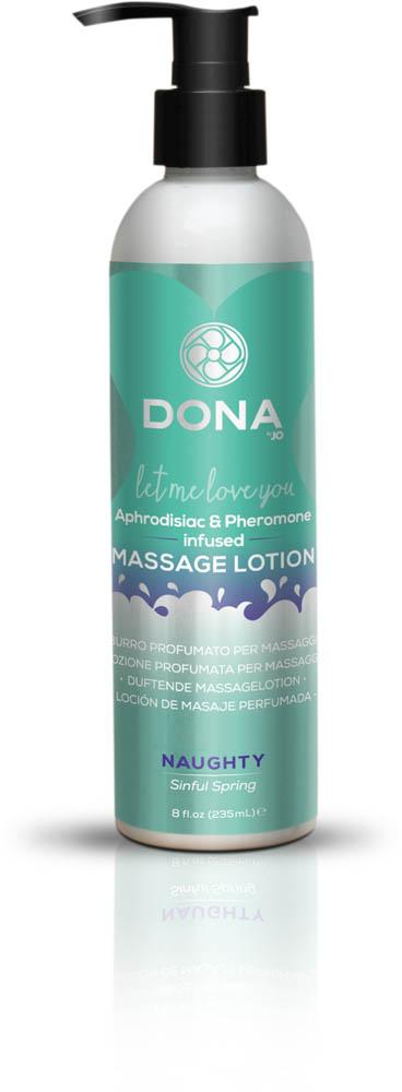 Dona Massage Lotion Naughty Aroma: Sinful Spring 8oz