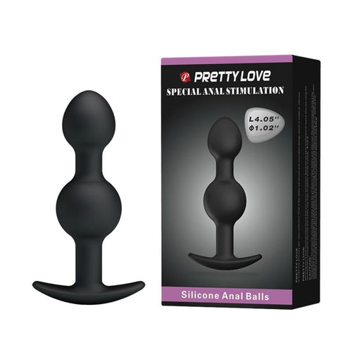 Silicone Anal Ball Butt Plug 4.05