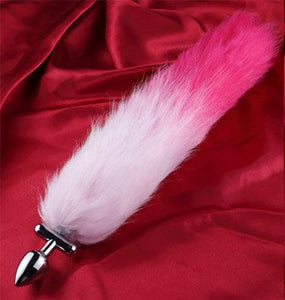 Tickle Me Pink Tail Butt Plugs