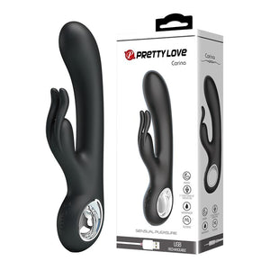 Rabbit Vibrator Black "Carina"